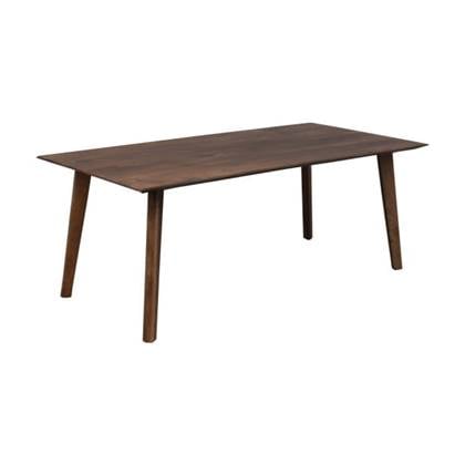 Old Inn - Eetkamertafel Mango walnoot met houten poot 240x100cm