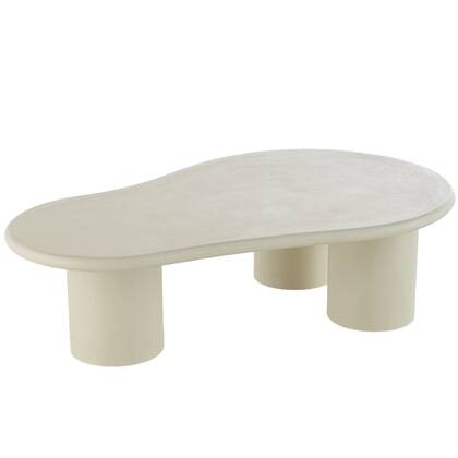 DÉJA Living - Salontafel Beige Betonlook - 130x80x35cm - Maud