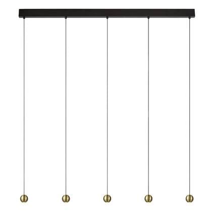 Atmooz Hanglamp Woonkamer Zwart Balls 5 lineup Goud