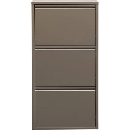 Kare Design Caruso Schoenenkast 3 laden taupe Bruin