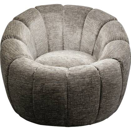 Kare Design Fiori Draaifauteuil Grijs