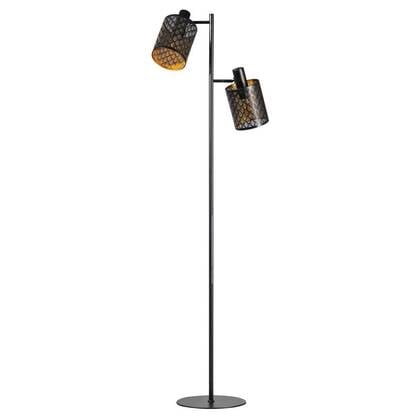 ETH Laser Vloerlamp 2x E27 H166cm Zwart