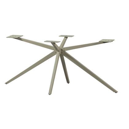WOOOD Holland Kruispoot Xl - Metaal - Dakargrau - 72x170x80