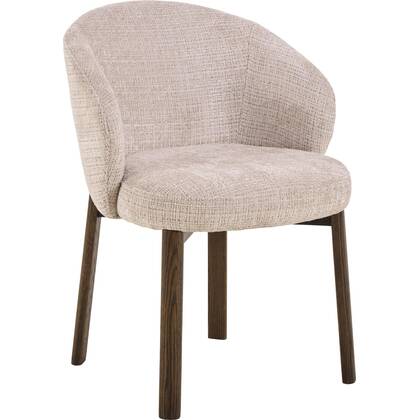 Hjem Interiors Marla Beige Eetkamerstoel met Armleuning set van 2