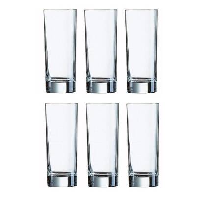 Arcoroc Longdrinkglazen Islande - 330 ml - 6 stuks Transparant