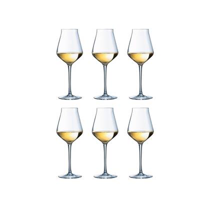Chef & Sommelier Witte Wijnglazen Reveal Up - 300 ml - 6 stuks Transparant