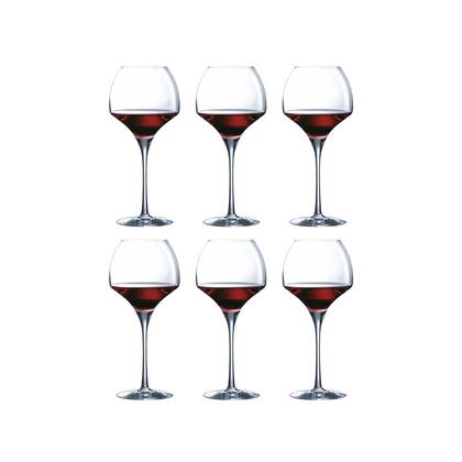 Chef & Sommelier Rode Wijnglazen Open Up - 470 ml - 6 stuks Transparant