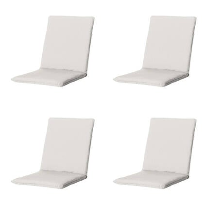 Madison - Stapelstoelkussen Napels sand - Ca. 97x49 cm - Set van 4 Beige