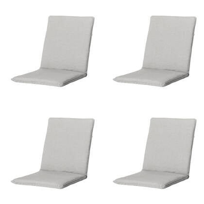 Madison - Stapelstoelkussen Panama linnen - Ca. 97x49 cm - Set van 4 Beige