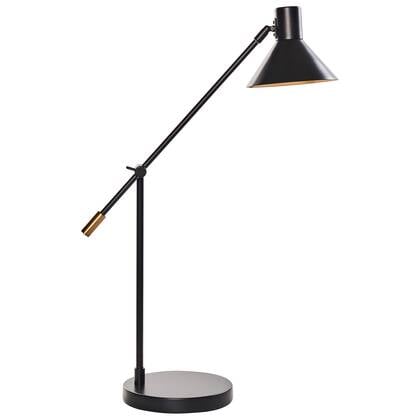 Beliani - PINKEEN - Tafellamp - Zwart - IJzer
