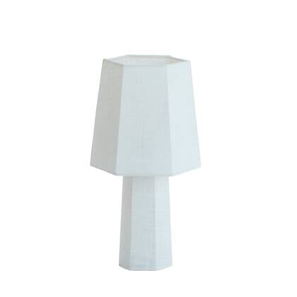 Light & Living Tafellamp Musabo - Linnen - Ø25cm Wit