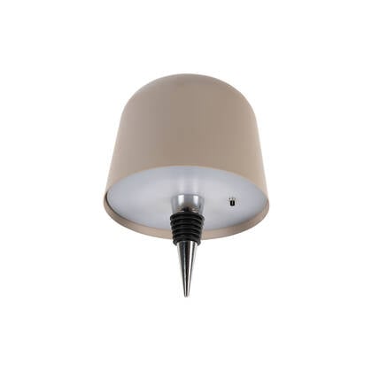 Leitmotiv - Bottle Lamp Cone Hat LED - Warmgrijs afbeelding