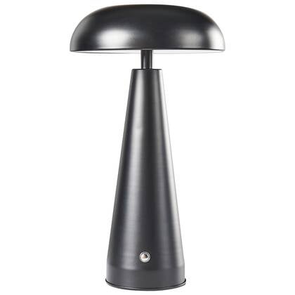 Beliani - BOCONO - Draadloze LED tafellamp - Zwart - IJzer