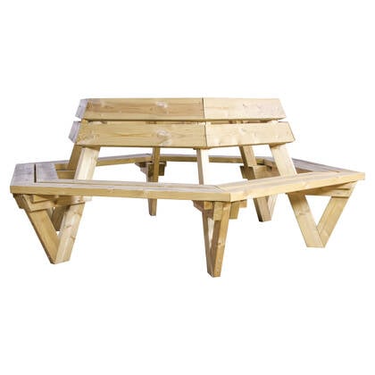 SenS-Line  Bodin Boombank - 227x227x88cm - Hout