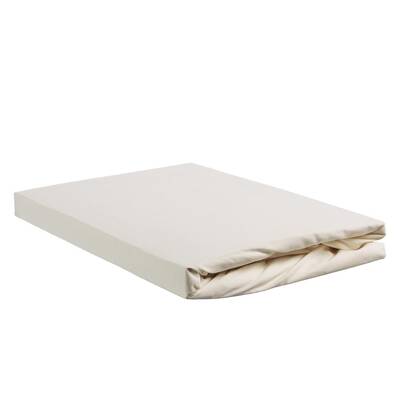 Ambiante Jersey - Hoeslaken - 180x200|210 - Gebroken wit