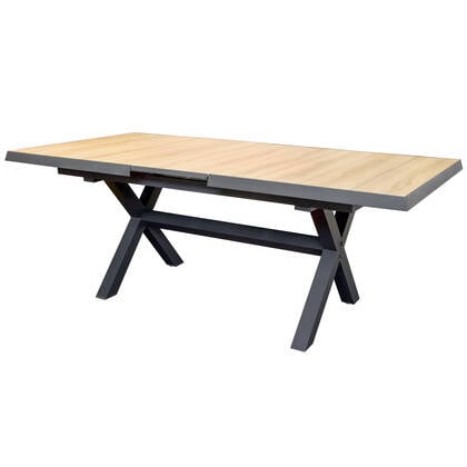 Sens-Line - Venetië Uitschuiftafel - 207|267cm - Keramiek Bruin