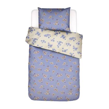 Essenza Fiora Dekbedovertrek 140 x 200|220 cm - Lavender Blue Blauw