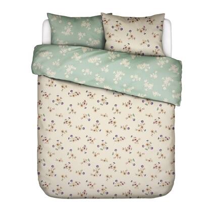 Essenza Fiora Dekbedovertrek 200 x 200|220 cm - Vanille Crème