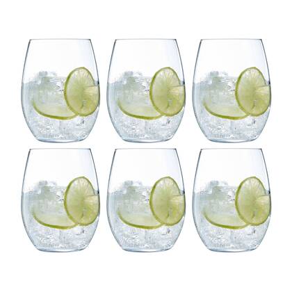 Chef & Sommelier Waterglazen Primary - 440 ml - 6 stuks Transparant