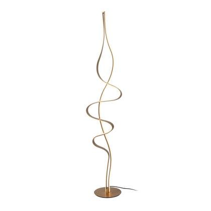 Lucide LAMBADA Vloerlamp - Mat Goud | Messing