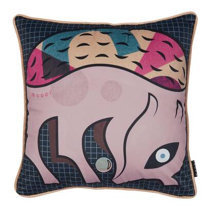 MOOOI Armoured Boar Sierkussen - 50x50 | 20x20 Inch cm - Multi