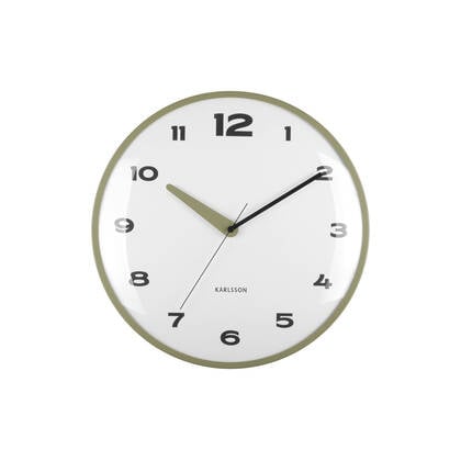 Karlsson - Wall Clock Brisk Dome Groen