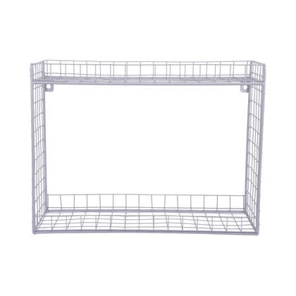present time - Wall Rack Reja Double Layer Paars