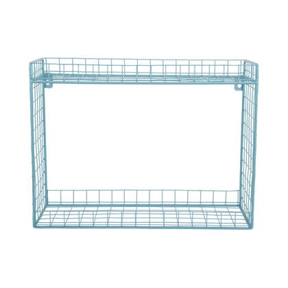 present time - Wall Rack Reja Double Layer Blauw