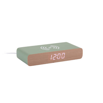 Karlsson - Alarm Clock Retro Flat LED Groen