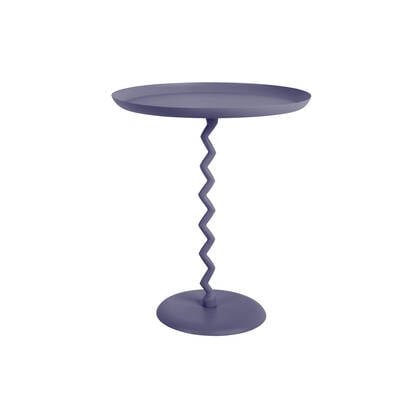 Leitmotiv - Side Table Zig Zag Large Blauw