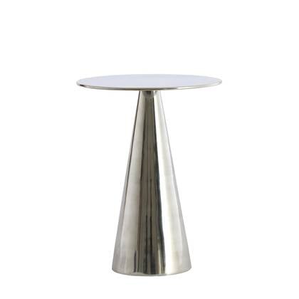 Light & Living Bijzettafel Leova - Nikkel - Ø39cm Grijs