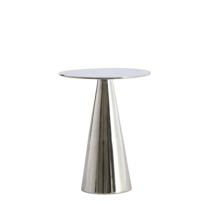 Light & Living Bijzettafel Leova - Nikkel - Ø35cm Grijs