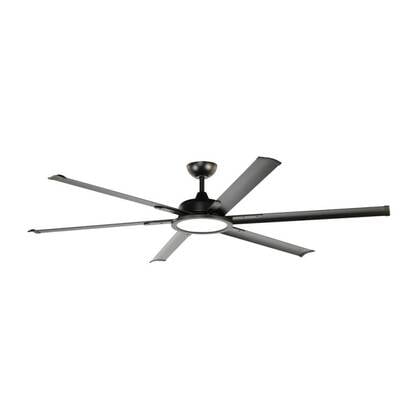 CristalRecord Plafondventilator BigBen Ø 180 cm XXL zwart