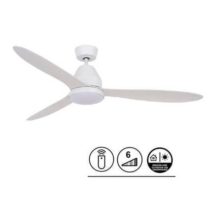Lucci Air Plafondventilator Whitehaven Wit incl. LED Ø 142cm