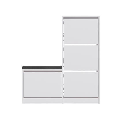 Calicosy - Schoenenkast DUDE - B105 cm - Wit