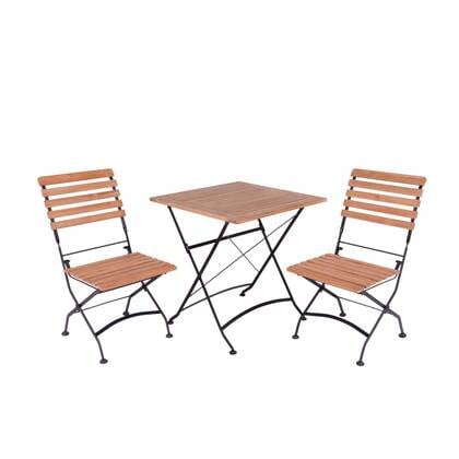 MaximaVida inklapbare vierkante bistroset Toscana Bruin