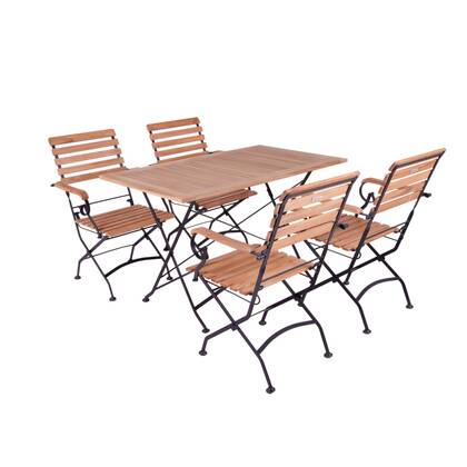MaximaVida inklapbare tuinset Toscana 120 cm Bruin