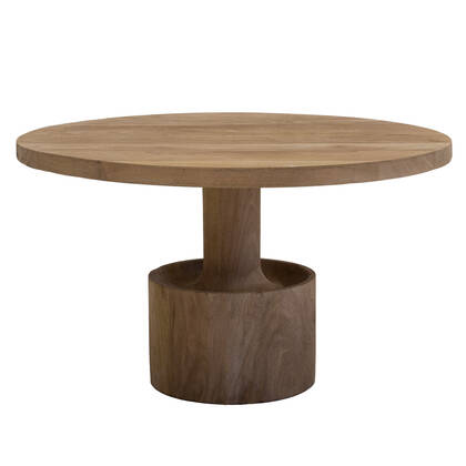 Giga Meubel - Salontafel Rond 70cm - Naturel Mangohout - Stacy Bruin