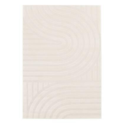 Sweeek  Interieur tapijt met crème bogen