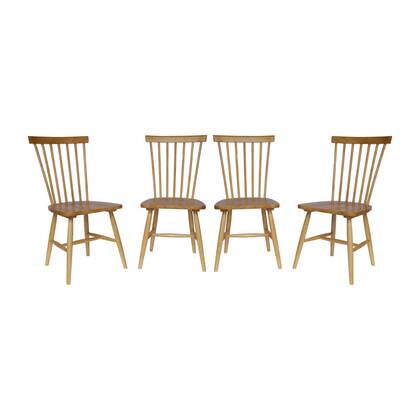 Sweeek  Hevea houten stoel (set van 4)