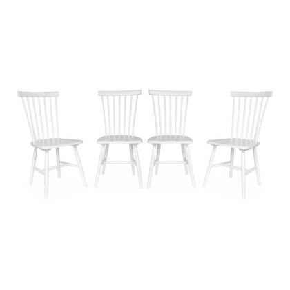Sweeek  Hevea houten stoel (set van 4)