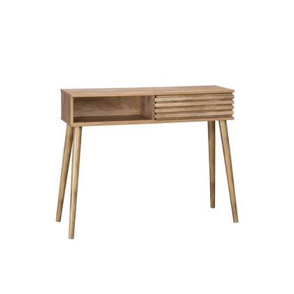 sweeek - Sidetable, B100 x D29 x H81cm Bruin