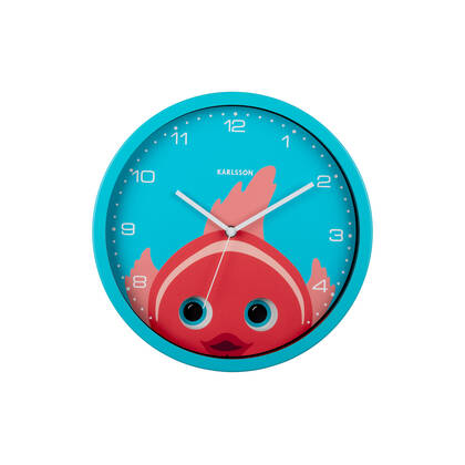 Karlsson - Wall Clock Peekaboo Goldfish