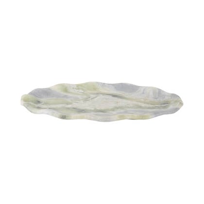 present time - Tray Waved Oval Large