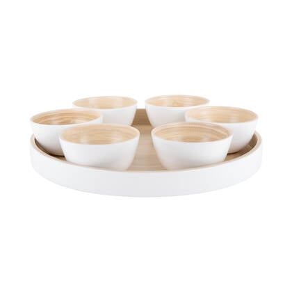 present time - Snack Tray Puro Round Wit
