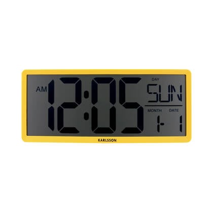 Karlsson - Wall|Table Clock Retro LCD