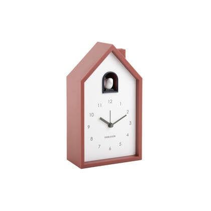 Karlsson - Alarm Clock Modern Cuckoo Rood
