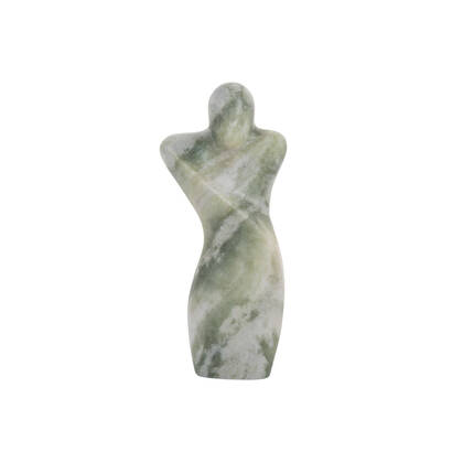 present time - Statue Male Abstract Groen