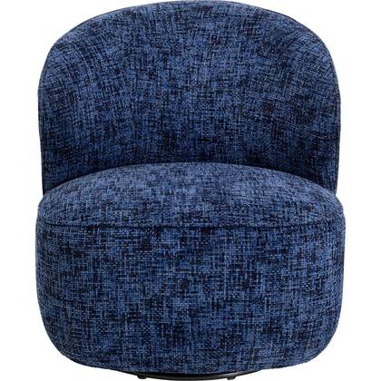 Draaifauteuil Ellie donker Kare Design Blauw