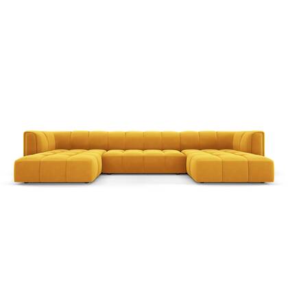 Milo Casa Panoramische bank Francesca velvet 5-zits